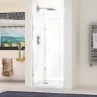 Kit Box Camarão Vidro Incolor 8mm 105x185cm Branco Speed Temper