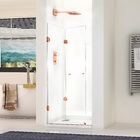 Kit Box Camarão Vidro Incolor 8mm 105x185cm Rose Speed Temper