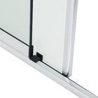 Kit Box de Canto de Correr Vidro Incolor 8mm 85x85cm Cromado Speed Temper