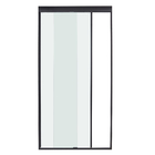 Kit Box Duo Safe Incolor 6mm 110x200cm Preto Fosco Speed Temper