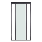 Kit Box Duo Safe Incolor 6mm 110x200cm Preto Fosco Speed Temper