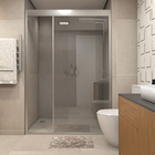 Kit Box Duo Safe Incolor 6mm 140x200cm Cromado Speed Temper