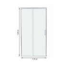 Kit Box Frontal 6mm Remix 110x190cm Prata Fosco Sensea