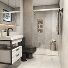 Kit Box Frontal 6mm Remix 120x190cm Branco Brilhante Sensea