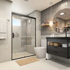 Kit Box Frontal 6mm Remix 120x190cm Preto Fosco Sensea