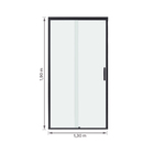 Kit Box Frontal 6mm Remix 130x190cm Preto Fosco Sensea