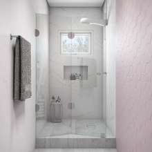 Kit Box Frontal Camarão Vidro Incolor 8mm 185x105cm Cromado Speed Temper