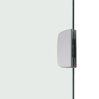 Kit Box Frontal de Abrir Vidro Incolor 8mm 185x80cm Prata Fosco Speed Temper