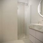 Kit Box Frontal de Abrir Vidro Incolor 8mm 80x185cm Cromado Speed Temper