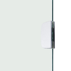 Kit Box Frontal de Abrir Vidro Incolor 8mm 185x95cm Prata Brilhante Speed Temper