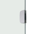 Kit Box Frontal de Abrir Vidro Incolor 8mm 185x95cm Prata Fosco Speed Temper