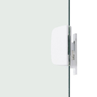 Kit Box Frontal de Abrir Vidro Incolor 8mm 190x95cm Branco Brilhante Speed Temper