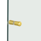 Kit Box Frontal de Correr Dourado 190x110cm Speed Temper