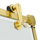 Kit Box Frontal de Correr Dourado 190x110cm Speed Temper