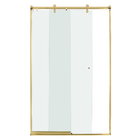 Kit Box Frontal de Correr Dourado 190x110cm Speed Temper