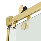 Kit Box Frontal de Correr Dourado 190x110cm Speed Temper