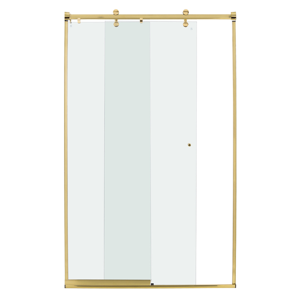 Kit Box Frontal de Correr Dourado 190x120cm Speed Temper