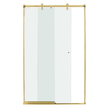 Kit Box Frontal de Correr Dourado 190x130cm Speed Temper