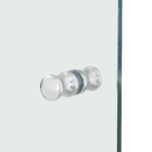 Kit Box Frontal de Correr Vidro Incolor 8mm 190x130cm Elegance Prata Speed Temper