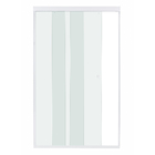 Kit Box Frontal de Correr Vidro Incolor 8mm 120x200cm Branco Speed Temper