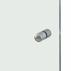 Kit Box Frontal de Correr Vidro Incolor 8mm 190x130cm Prata Fosco Speed Temper