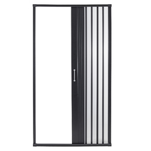 Kit Box Frontal Sanfonado Plástico 10mm 130x185cm Preto BCF