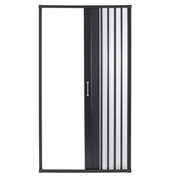 Kit Box Frontal Sanfonado Plástico 10mm 130x185cm Preto BCF