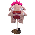 Kit Brinquedo Pet Madog Titan: 2 Pelúcias Com Casco Bovino