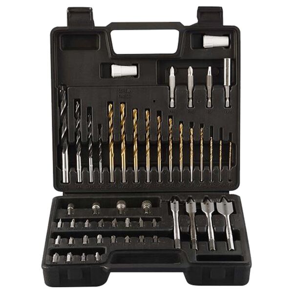 Kit Brocas Furadeira Parafusadeira Com 50 Pecas Acessorios Co