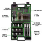 Kit Brocas Furadeira Parafusadeira Com 50 Pecas Acessorios Co