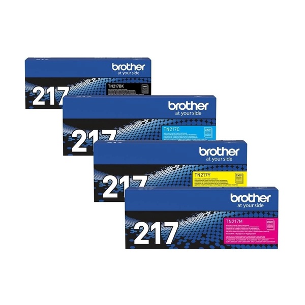 Kit Brother 4 Toner Tn-217 Tn217 Dcp-l3551cdw L3750cdw L3750