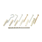 Kit Bucha Nylon Universal Tamanhos Diversos Parafuso, Gancho, Escápula e Broca Bemfixa 57 peças