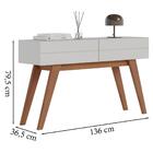 Kit Buffet E Aparador Para Sala Noronha Off White Matte Freij