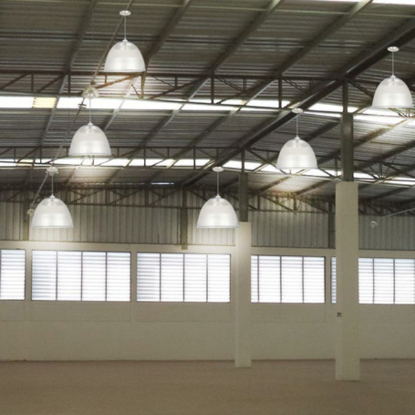 Kit C/12 Lustre Pendente Industrial Galpão Prismatico Preto