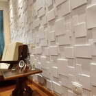 Kit C/12 Placas Revestimento Parede Mônaco Painel 3d Adesiva