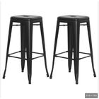 Kit C/2 Banqueta Tolix Iron Design Industrial 76 Cm Aço Cozin