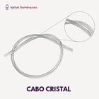 Kit C/2 Lustre Pendente Globo Bola Vidro Led Jabuticaba Stutt