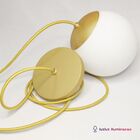 Kit C/2 Lustre Pendente Globo Bola Vidro Led Jabuticaba Stutt