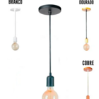 Kit C/2 Pendente Hangar One Preto Fl