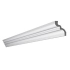 Kit C/3 Barras Moldura De Teto Rodateto De Poliestireno M7 Me