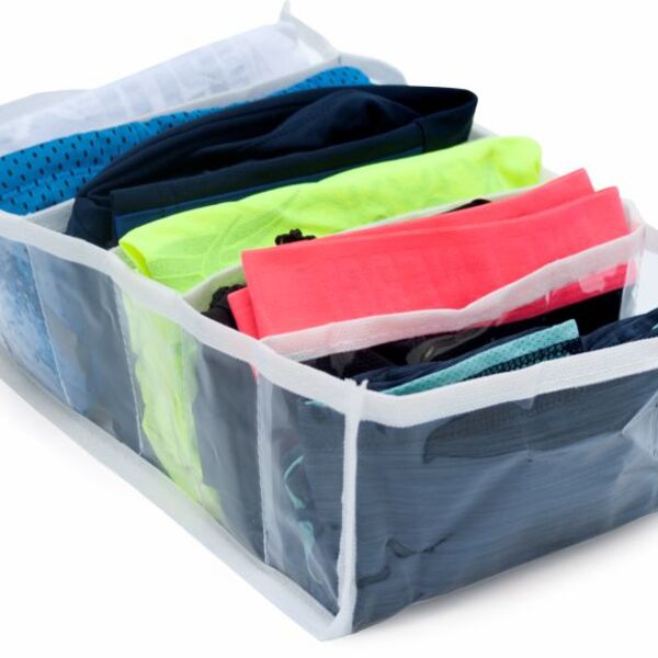 Kit C/3 Colmeias Organizadora Transparente Tam M - 10cm X 20c