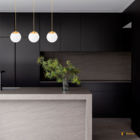 Kit C/3 Pendente Globo Stuttgart - Dourado Fosco Bf Fl