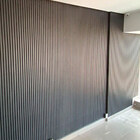 Kit C/50 Placas Decorativas Pvc Efeito Gesso Ripado Preto Lav