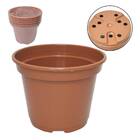 Kit C/6 Vaso Plantio P09 (250 Ml) Cor Telha Injeplastec