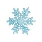 Kit C/6pç Flocos De Neve Azul Claro 14x14x1cm 1207197