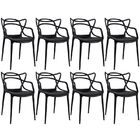 Kit C/8 Cadeira Allegra Masters Polipropileno Sala,cozinha, J