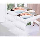 Kit C/ 06 Travesseiros 200 Fios Ortobom + Fronhas Impermeáveis