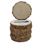 Kit C/ 10 Bolachas Madeira Rústica 22 X 20cm