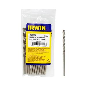 Broca De Aço Rapido IRWIN - Utilizadas Para Perfurar Metais - Escorrega