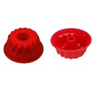 Kit C/ 12 Forminhas De Pudim De Silicone - Vermelho